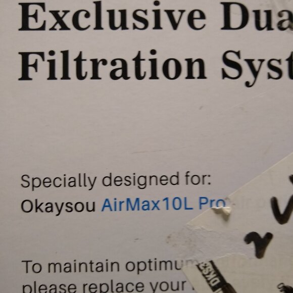 10L Pro HEPA Filter Replacement Set Compatible with Okaysou Airmax 10L Pro - Picture 7 of 11